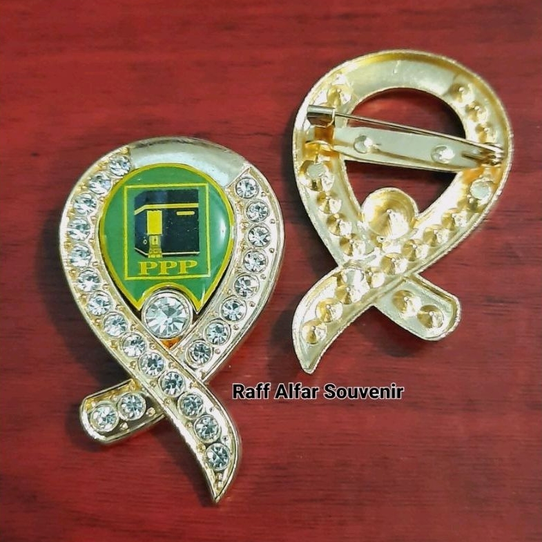 เข็มกลัดริบบิ้น PPP - PPP party Pin