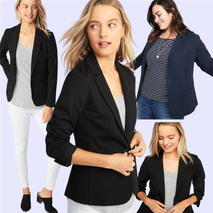 ผู้หญิง& 39;s BLAZER ONB212/222 PONTEKNIT BOYFRIEND BLAZER