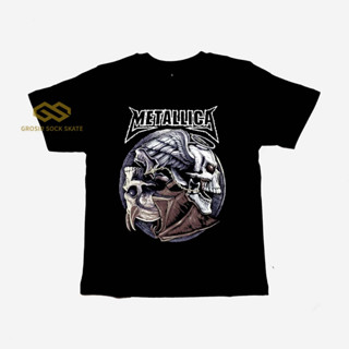 เสื้อยืด พิมพ์ลาย BAND METALLICCA Music สําหรับเด็ก อายุ 1-12 ปี