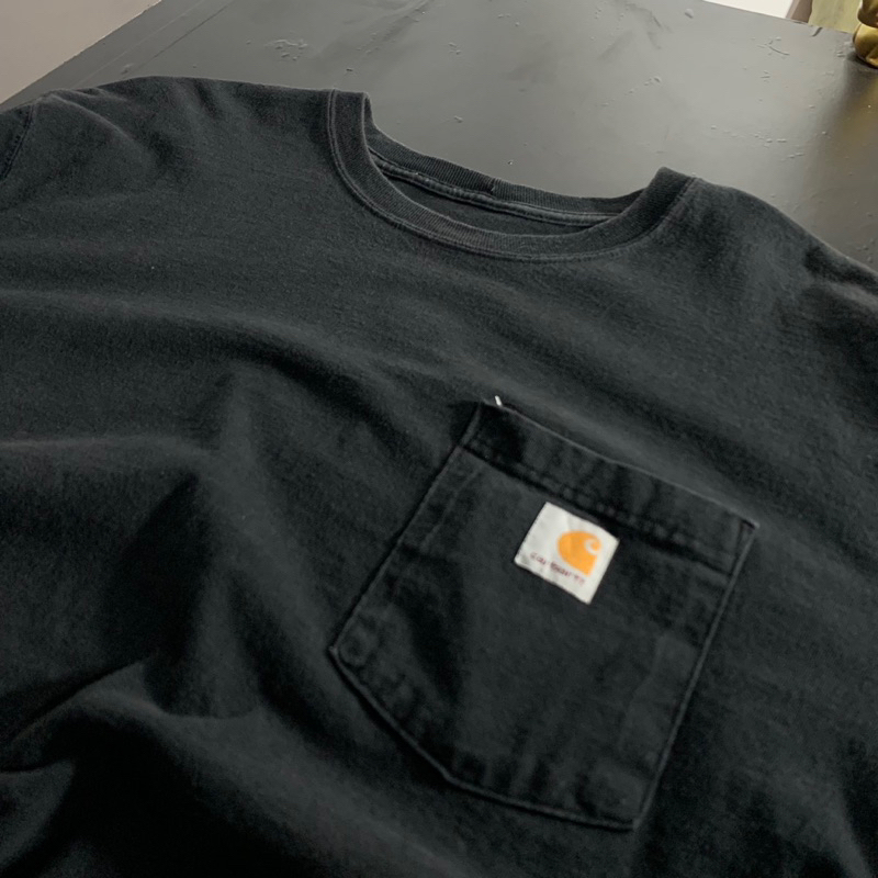 [Carhartt] เสื้อยืดกระเป๋า K87BLK