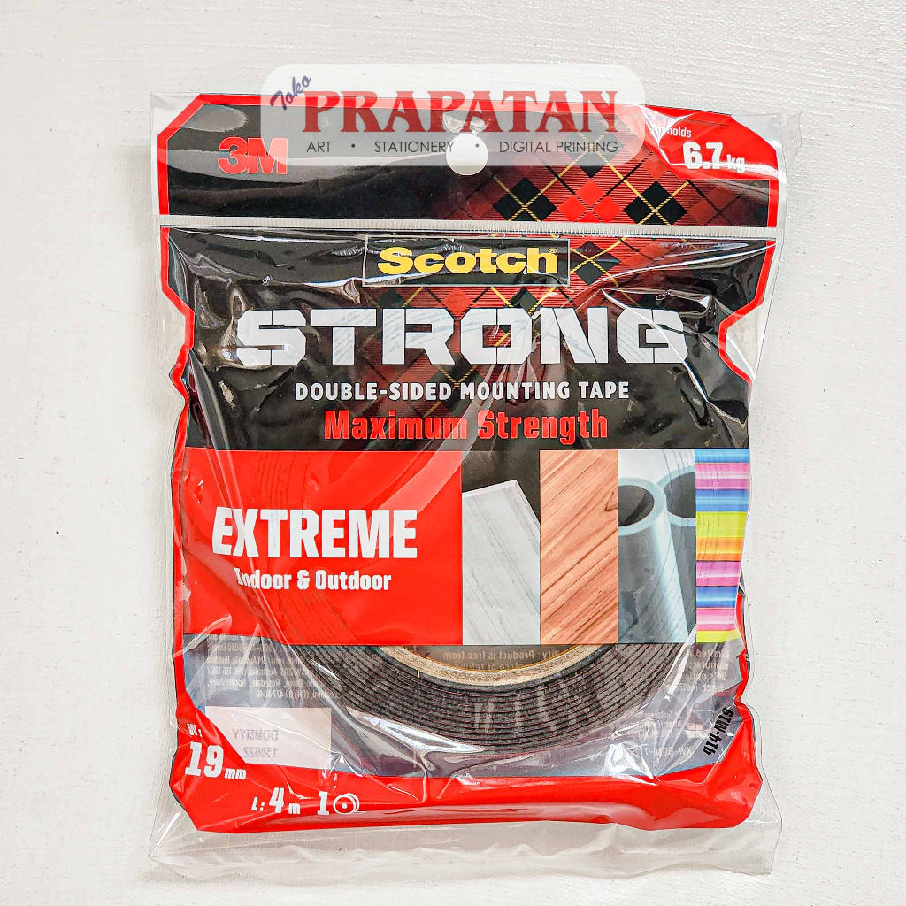 Scotch Double Tape Strong EXTREME 414-M19 | กาวสองหน้า | มาสกิ้งเทป