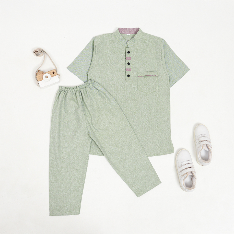 Koko Children OXFORD KURTA อายุ 3-10 ปี