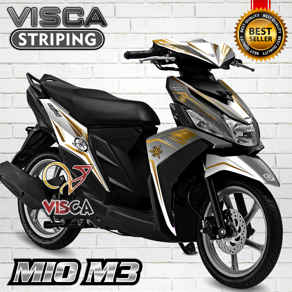รูปลอก Mio M3 Full Body - สติ๊กเกอร์ Mio M3/Mio Z - รูปลอก Mio M3/Mio Z Full Body - Striping Mio M3/