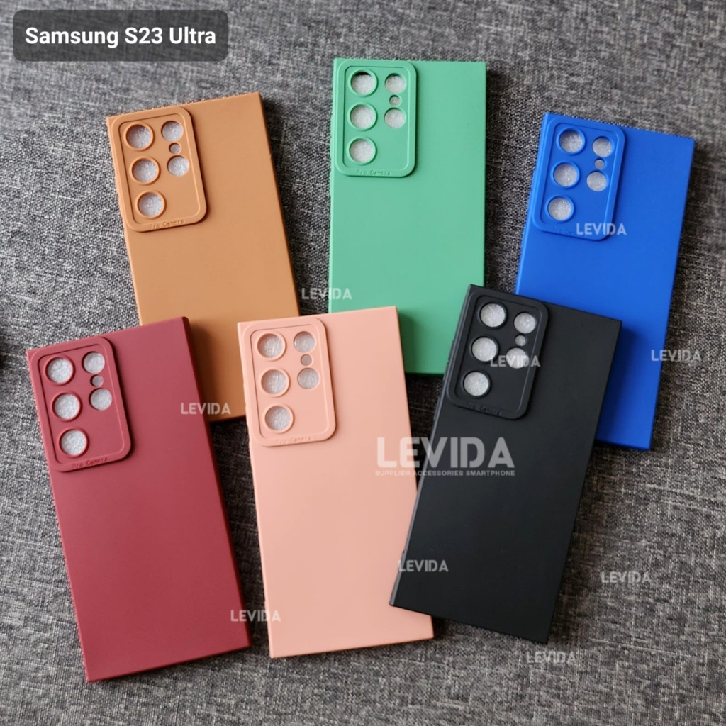 Samsung S23 Ultra Samsung S23 Samsung S23 Plus Softcase procamera Silicon Matte case Samsung S23 Ult