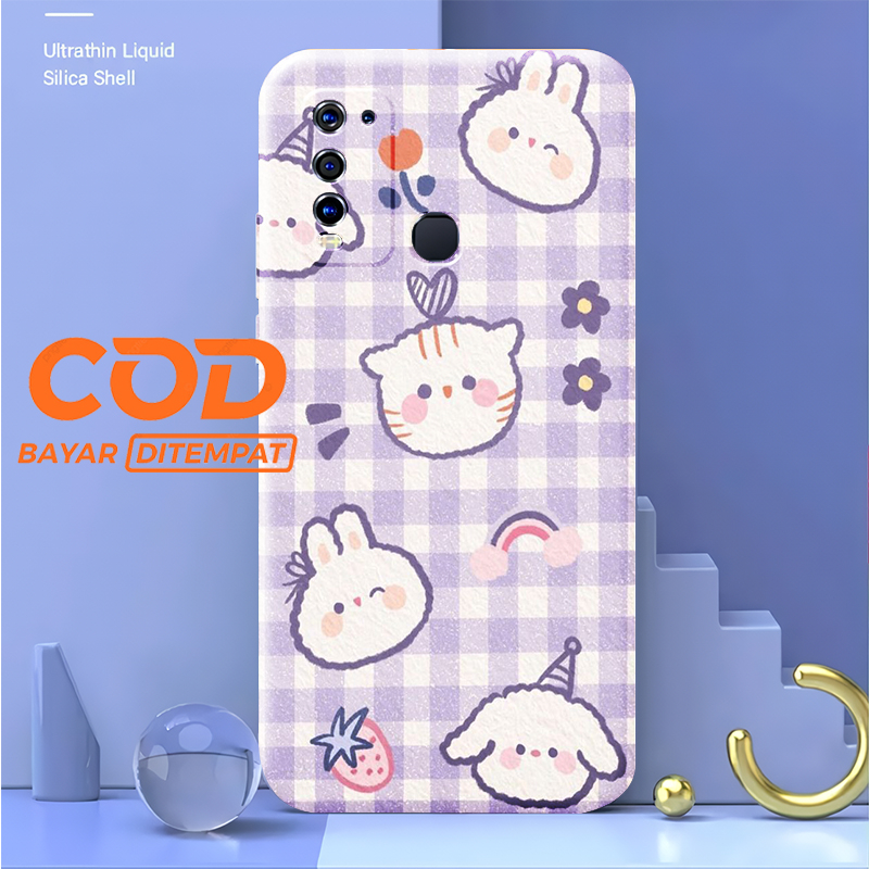เคสนิ่ม-Macaron-VIVO-Y12-Y15-Y17-Y20-Y12s-Y30-Y50-Y20s-Y30s-Vivo-Y91C-Y91-Y93-Y95-เคส-เคส-Vivo-เคส-เ