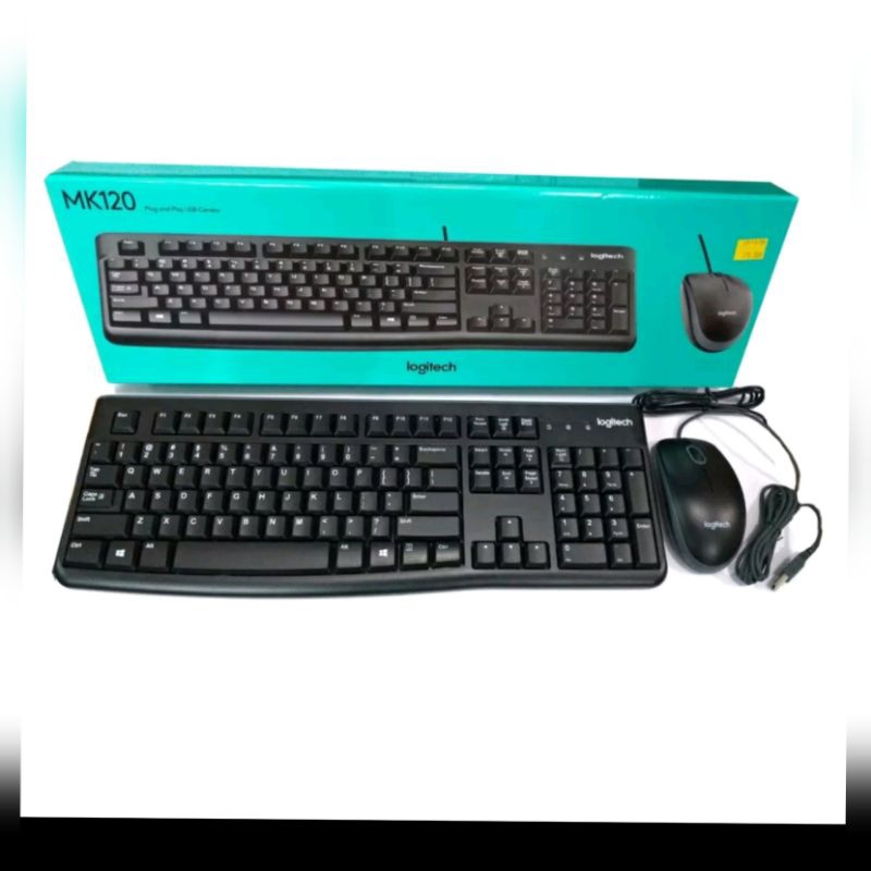 เมาส์ + คีย์บอร์ด Logitech MK120