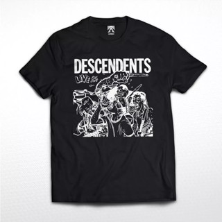 เสื้อยืด พิมพ์ลาย descendents live plus one/T สําหรับผู้ชาย และผู้หญิง