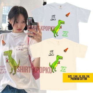 เสื้อยืด ลาย naeyon twice END OF THE WORLD DINO สไตล์เกาหลี