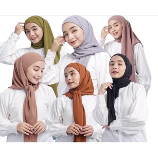 ผ้าคลุมฮิญาบ ทรงสี่เหลี่ยม ด้านในทันที | Hijab ทรงสี่เหลี่ยมทันที 2IN1 | ที่คาดผมฮิญาบ ทรงสี่เหลี่ยม 2IN1