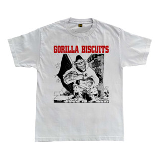 เสื้อยืด แบบหนา พิมพ์ลายอัลบั้ม Gorilla Biscuits Band Hardcore สไตล์พังก์