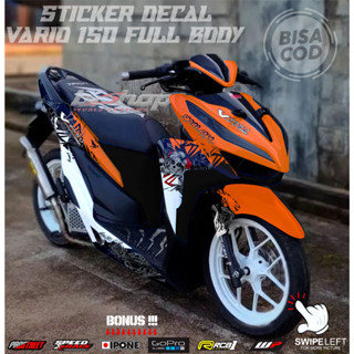 สติกเกอร์รูปลอก ลายกะโหลก เด็กผู้หญิง สําหรับ honda vario 150