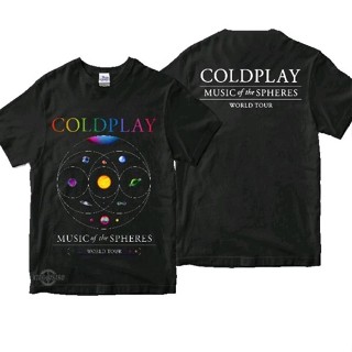 เสื้อยืด พิมพ์ลาย COLDPLAY Music of the sphere World tour พรีเมี่ยม