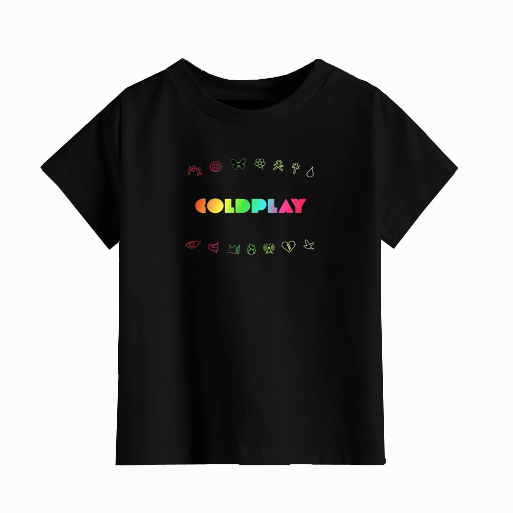 เสื้อยืดวงดนตรี Coldplay สําหรับเด็ก