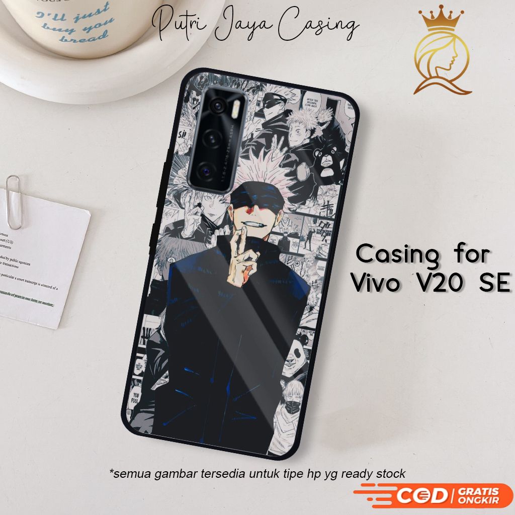 เคส Vivo V20 SE ล่าสุด GojoSatoru05 เคส V20 SE Hardcase Softcase Glossy Princess Case
