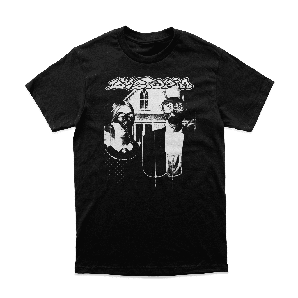Dystopia "American Gothic" เสื้อยืด Black Merchandise Band