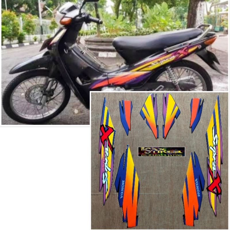 Original Honda Supra X black Striping 1999 2000