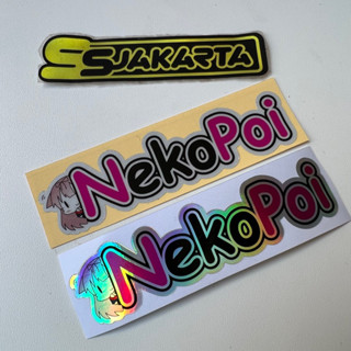 สติกเกอร์ Nekopoi NEKO POI PRINCUTT สําหรับติดตกแต่ง