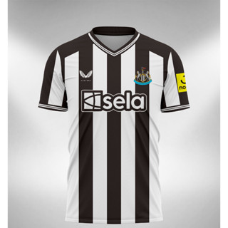 เสื้อกีฬาแขนสั้น ลายทีม Newcastlle Home 2023 2024