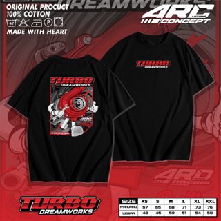 Kaos GANK TURBO - Baju Distro Men TURBO GANK เสื้อยืด TURBO Automotive Cutton Combed