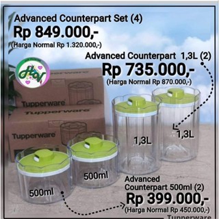 TUPPERWARE ทัปเปอร์แวร์ แพ็กเกจขั้นสูง 4 ชิ้น