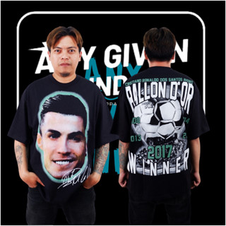 Cr7 Cristiano Ronaldo เสื้อยืด โอเวอร์ไซซ์ ลาย Kaos Sport Balon D OR Vintage Any Given Sunday