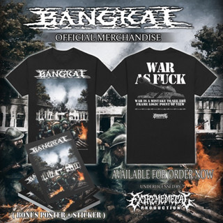 เสื้อยืด BANGKAI - War As Fuck/T-SHIRT ORIGINAL UNDERLICENSED EXTREME ผลิตโลหะ ของแท้