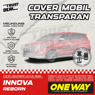 Innova REBORN ผ้าคลุมรถยนต์พลาสติก / VENTURER กันน้ํา แบบหนา โปร่งใส กันน้ํา