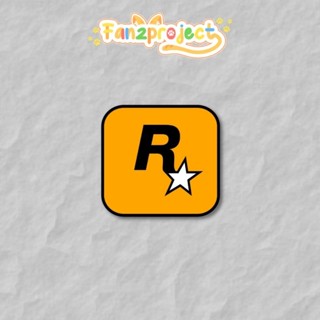 สติกเกอร์โลโก้ Rockstar GAMES