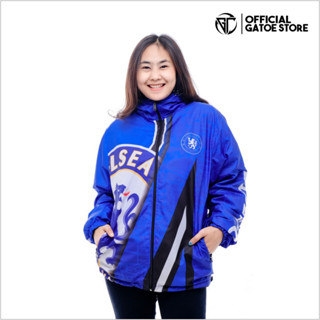 เสื้อแจ็กเก็ต พิมพ์ลาย Chelsea UNISEX WINDBREAKER CLUB