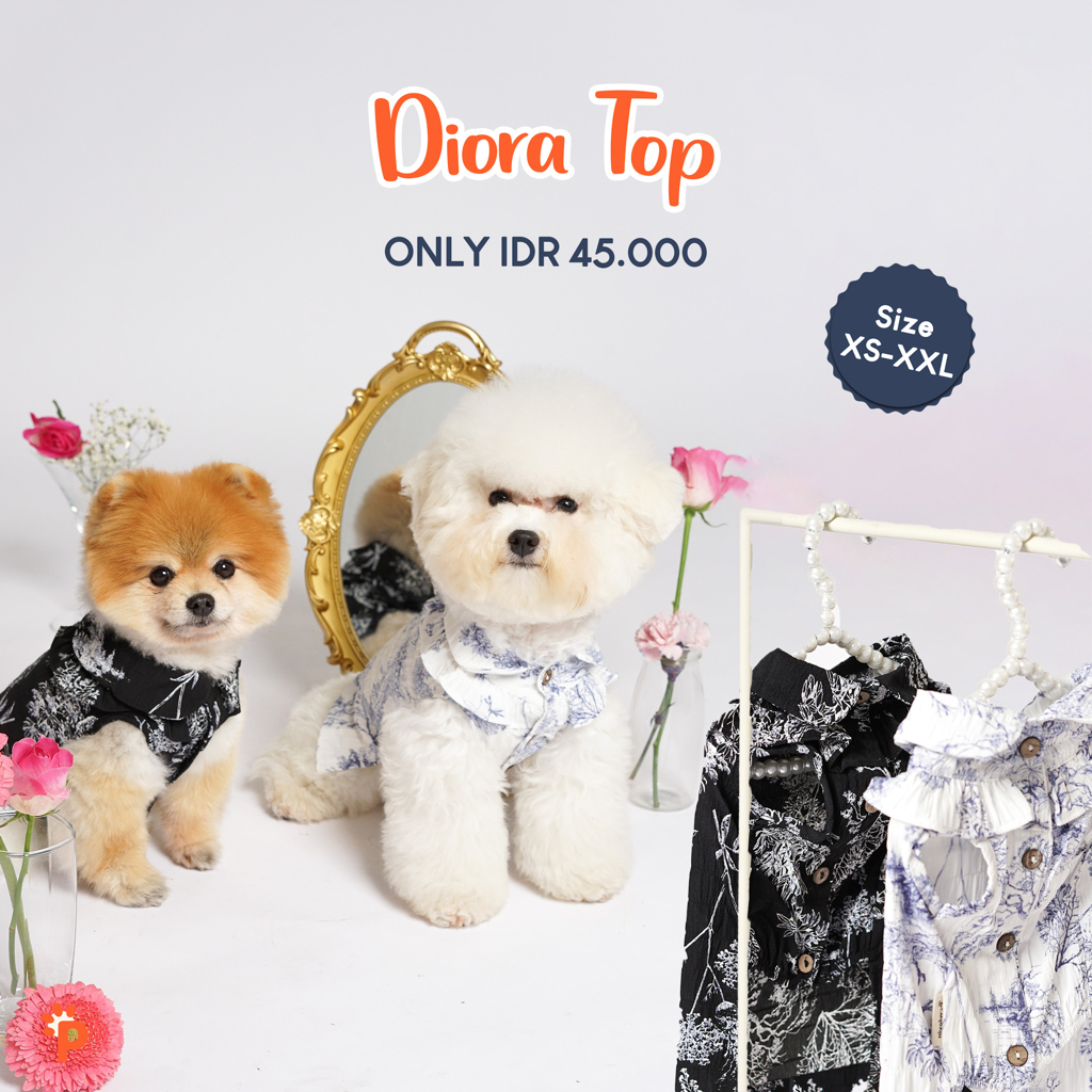 Pawlovin - Diora Top Cat & Dog Clothes