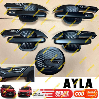 ฝาครอบถังน้ํามัน สีดํา สําหรับ Agya Ayla GR SPORT 2023 2024 2025