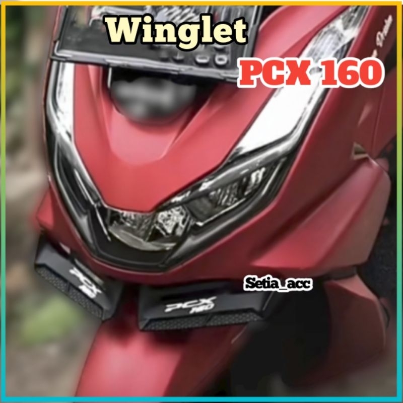 Winglet PCX160 Abs Cbs Original MHR โมเดลรถแข่งของเล่นสําหรับเด็ก