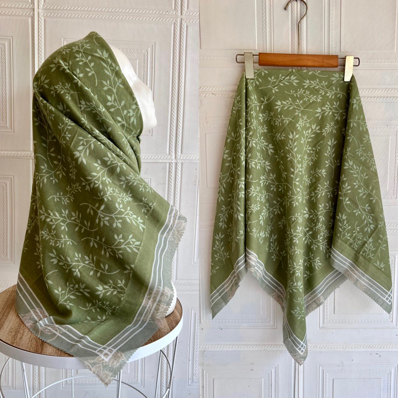 ใหม่ล่าสุด MOTIF VOAL HIJAB/ DENAY MOTIF (FCJ7) / SQUARE MOTIF VOAL HIJAB/ใหม่ล่าสุด MOTIF VOAL SQUARE HIJAB/SQUARE HIJAB PETAIF