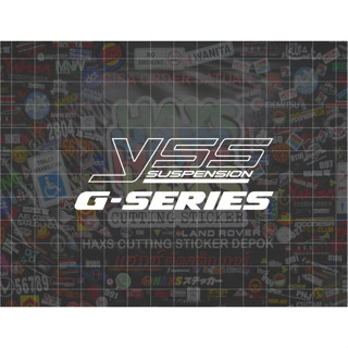 สติกเกอร์ตัด YSS G Series ขนาด 8.5 ซม. สําหรับรถจักรยานยนต์ รถยนต์