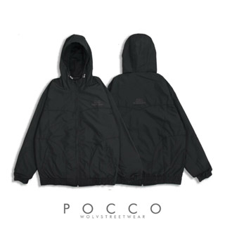 เสื้อแจ็กเก็ตกันลม Pocco ของแท้ สําหรับผู้ชาย และผู้หญิง ไซซ์ M-XL