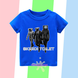 Skibidi TOILET ALL BOSS เสื้อยืดเด็ก วัสดุพรีเมี่ยม