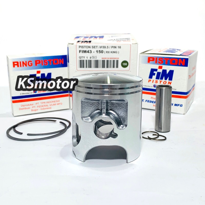 PISTON SEHER ชุด FIM RXK RX KING STD 25 50 75 100 125 150 175 200 225 250 275 300 400 PIN ปากกา 16