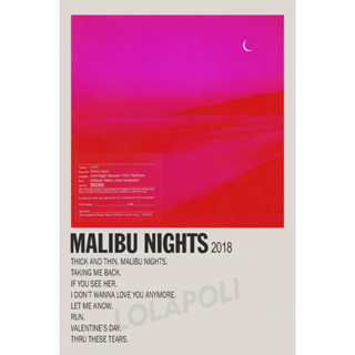 โปสเตอร์อัลบั้ม Malibu Night - Lany