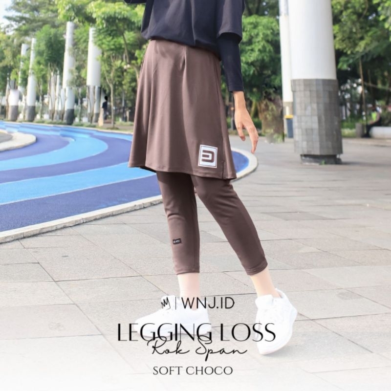 LEGGING SKIRT กางเกงกีฬา WORKOUT SKIRT GYM YOGA AEROBIC OUTFIT BY WNJ