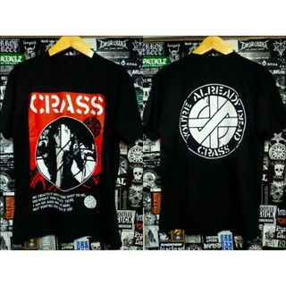 เสื้อยืด พิมพ์ลาย CRASS สไตล์พังก์