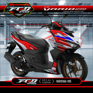 สติกเกอร์รูปลอก Fullbody Honda All New Vario 160-variation List Motor Graphic Design 015