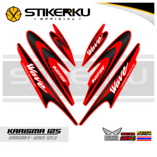 สติกเกอร์ ลาย Charisma SIKER 125 125 X 125 D WAVE 125s SUPRA สําหรับรถจักรยานยนต์