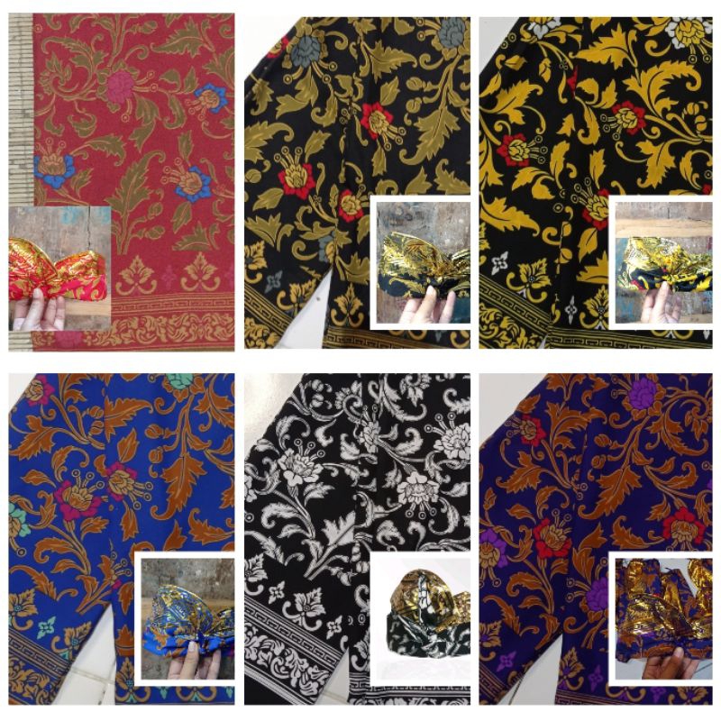 ชุดผ้าซิ่นบาหลี Patra And So Sarong Motif Patra Sarong Patra Bali Sarong Patra Bali Set