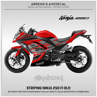 KAWASAKI สติกเกอร์ ลายกราฟฟิค NINJA 250fi สําหรับติดตกแต่งรถจักรยานยนต์ สินค้าพร้อมส่ง