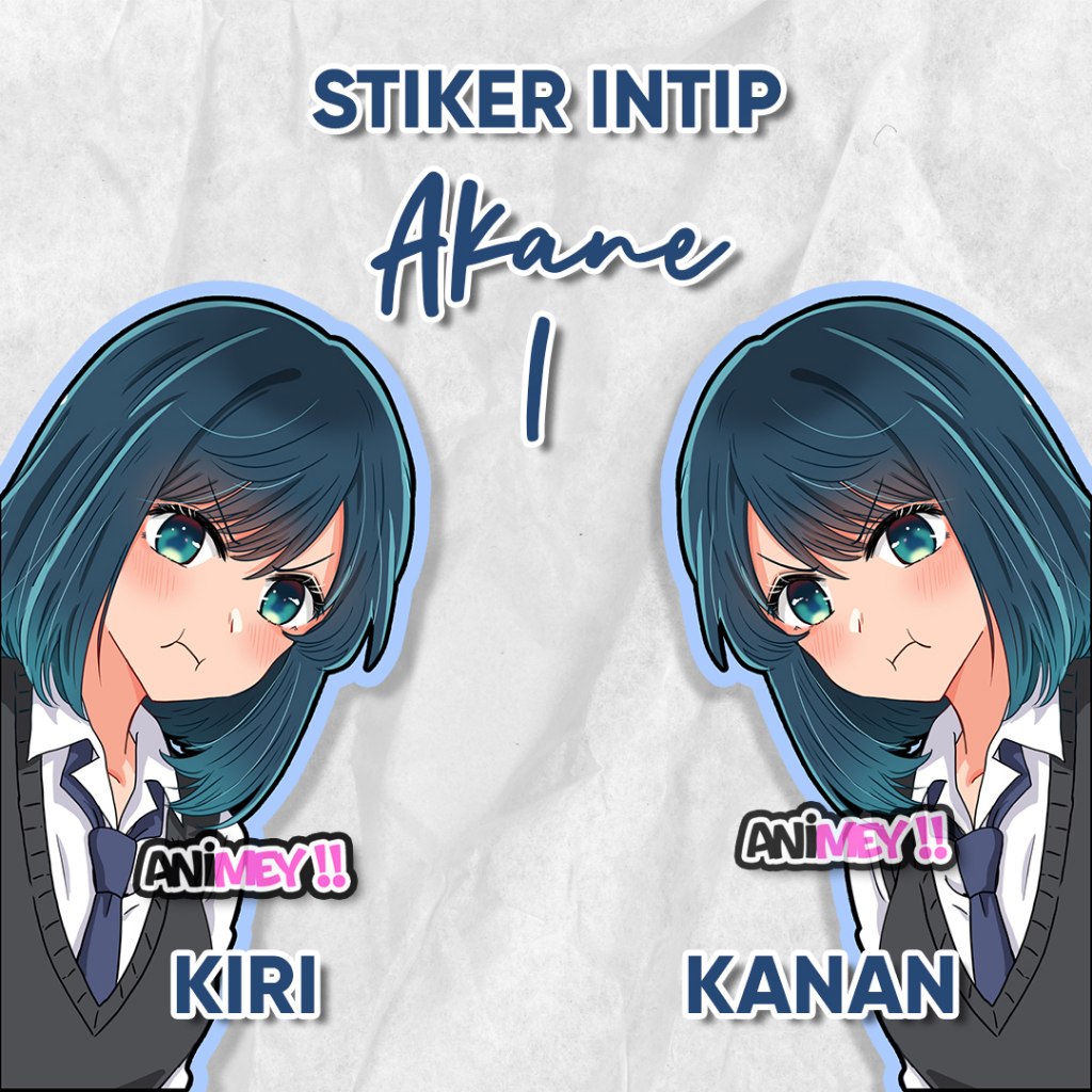 Akane Kurokawa สติกเกอร์ กันน้ํา สําหรับติดตกแต่งด้านข้างรถยนต์