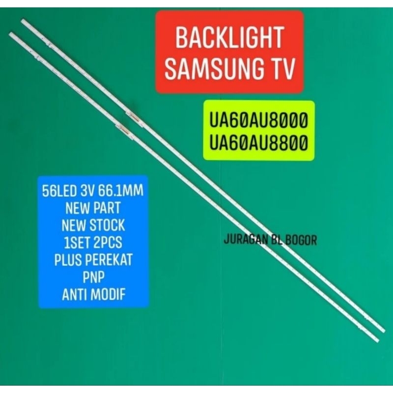 ไฟ LED BL BACKLIGHT UA60AU8000 60AU8000 60AU SAMSUNG