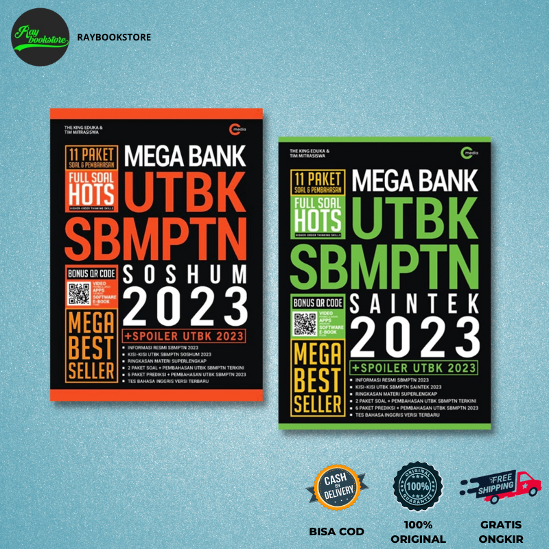Mega Bank Sbmptn Saintek 2023 II Mega Bank Sbmptn Sosum 2023 หนังสือ - CMedia