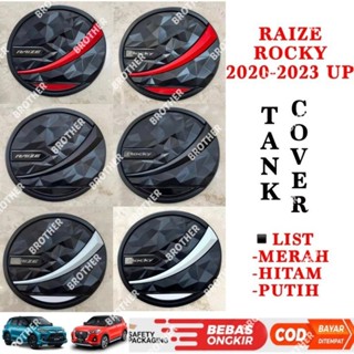 ฝาครอบถังน้ํามัน Raize Rocky 2021 2023 2024 สีดํา สีแดง สีขาว