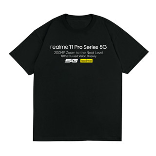 เสื้อยืด Baju kaos Realme 11 Pro Series 5G คุณภาพดี