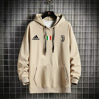 เสื้อกันหนาว มีฮู้ด พรีเมี่ยม ลายฟุตบอล Juve Scudeto สําหรับทุกเพศ